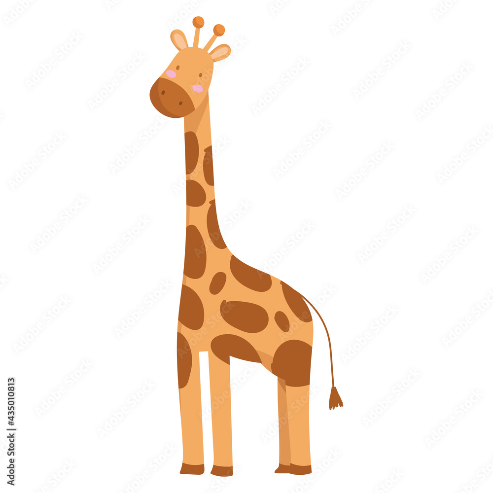 Fototapeta premium giraffe animal cartoon