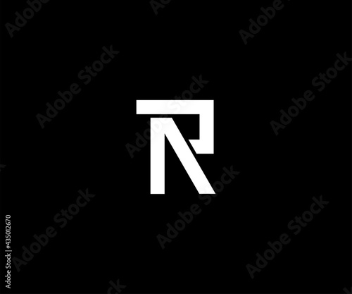 Letter R logo design vector illustration