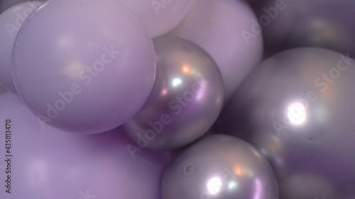 Purple balloons video background