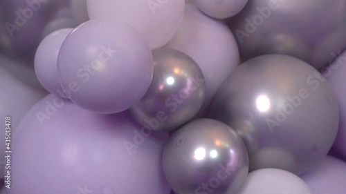Purple balloons video background