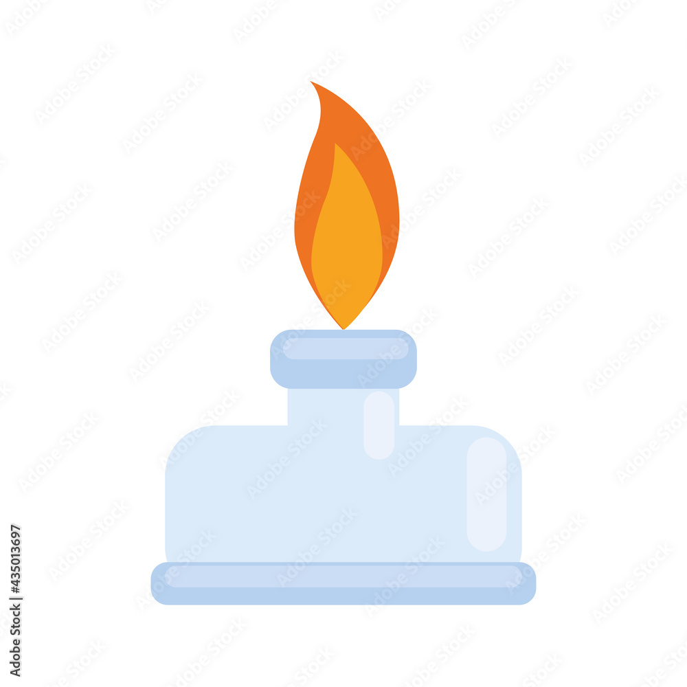 Laboratory flame icon Laboratory flame icon