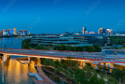 Shuanglong Bridge, Jinhua City, Zhejiang Province, China photo