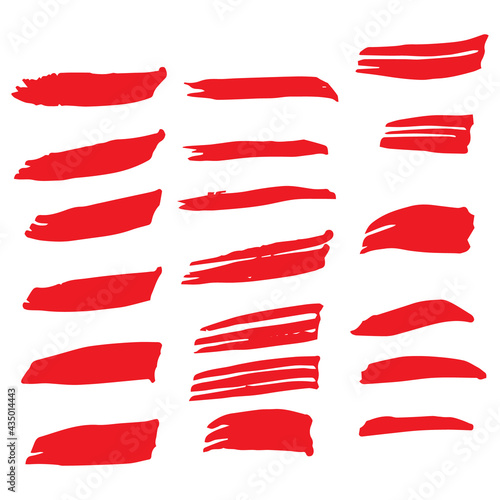 Red Brushes Chinese. Scarlet Ink Graffiti. Stroke Isolated. Brushstroke Graffiti. Watercolor Abstract. Paint Creative. Paintbrush Scratch. Set Scratch. Grungy Creative.