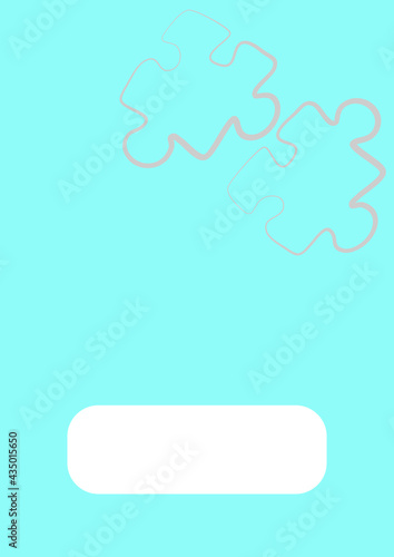 Vertical illustration format A4 - the design of the screen of the phone or tablet for inscriptions and photos