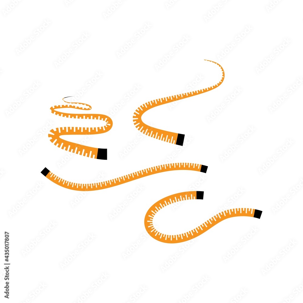 Naklejka premium Centimeter tape icon