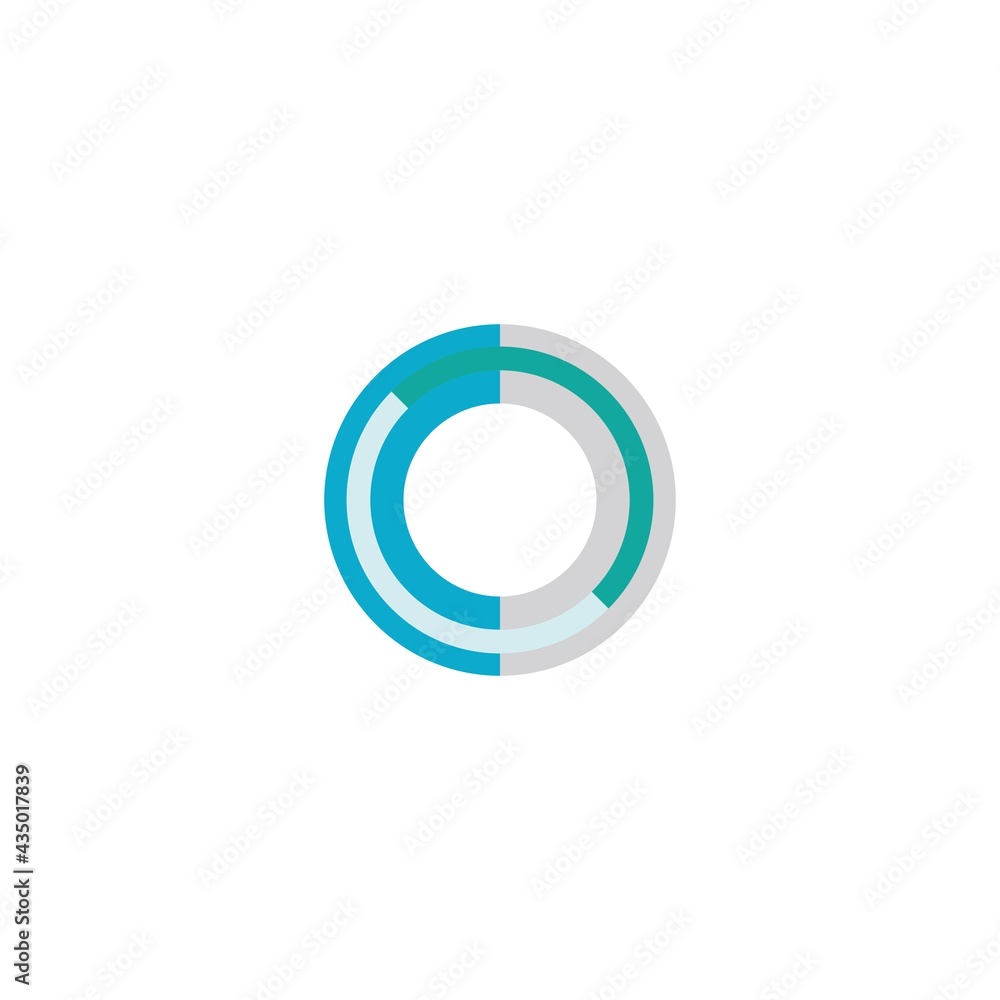 Circle vector flat design Circle vector flat design