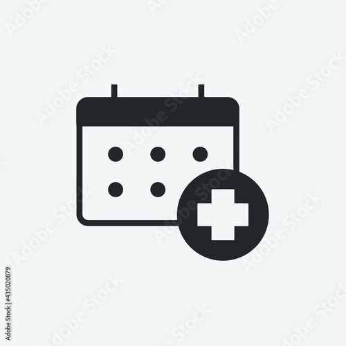 medical appointment vector icon illustration sign 