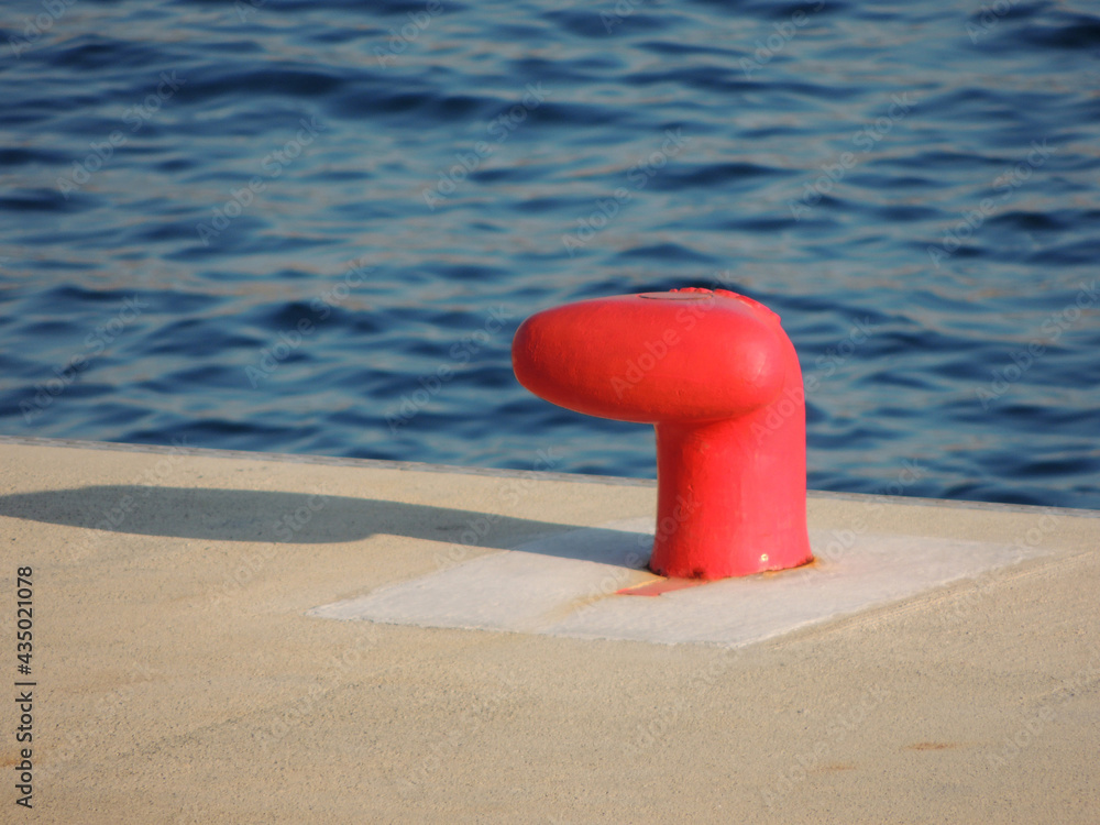 Naklejka premium 係留柱