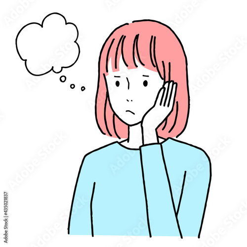 悩む女性