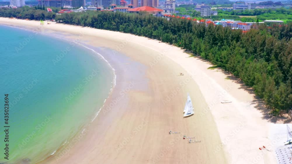 Aerial photo of Malan Bay Beach, Dongshan Island, Fujian Province, China Aerial photo of Malan Bay Beach, Dongshan Island, Fujian Province, China