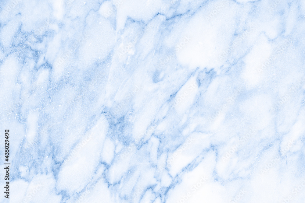 Obraz premium Marble granite blue background wall surface white pattern graphic abstract light elegant gray for do floor ceramic counter texture stone slab smooth tile silver natural for interior decoration.