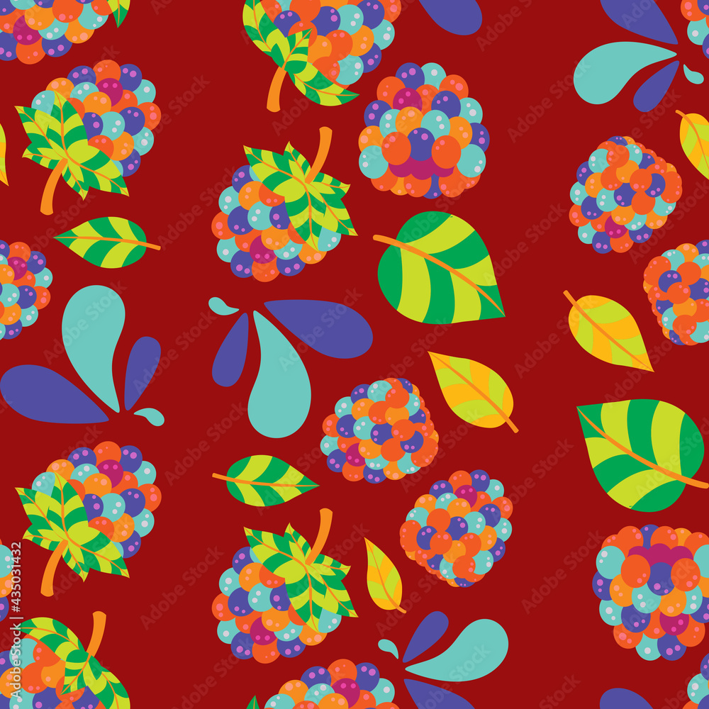 Raspberry Boom Seamless Surface Pattern Design
Raspberry Boom Seamless Surface Pattern Design