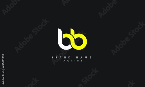 Alphabet letters Initials Monogram logo BB, B and B