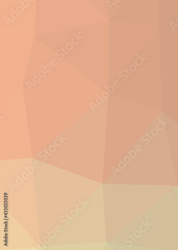 Abstract color Low-Polygones Generative Art background illustration