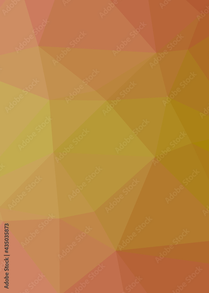 Obraz premium Abstract color Low-Polygones Generative Art background illustration