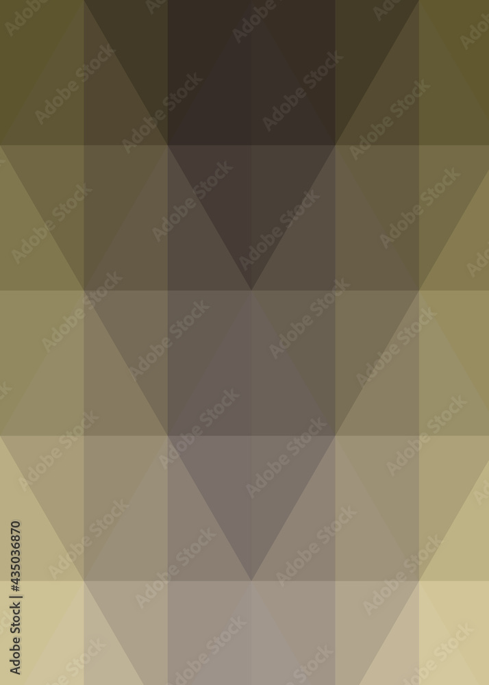 Fototapeta premium Abstract color Low-Polygones Generative Art background illustration