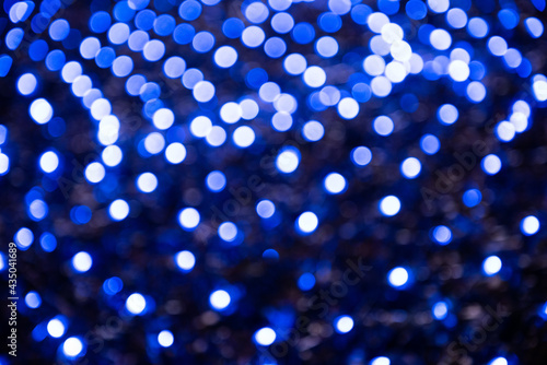 blue lights abstract bokeh background. 