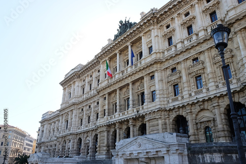 Corte suprema di cassazione in the city of Rome, italy photo