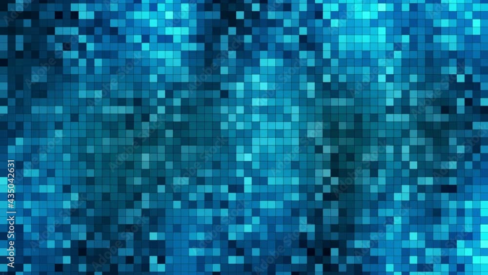 Checkered background pattern flashing blue square light as animated seamless loop modern design 4K UHD video decoration abstract template Checkered background pattern flashing blue square light as animated seamless loop modern design 4K UHD video decoration abstract template