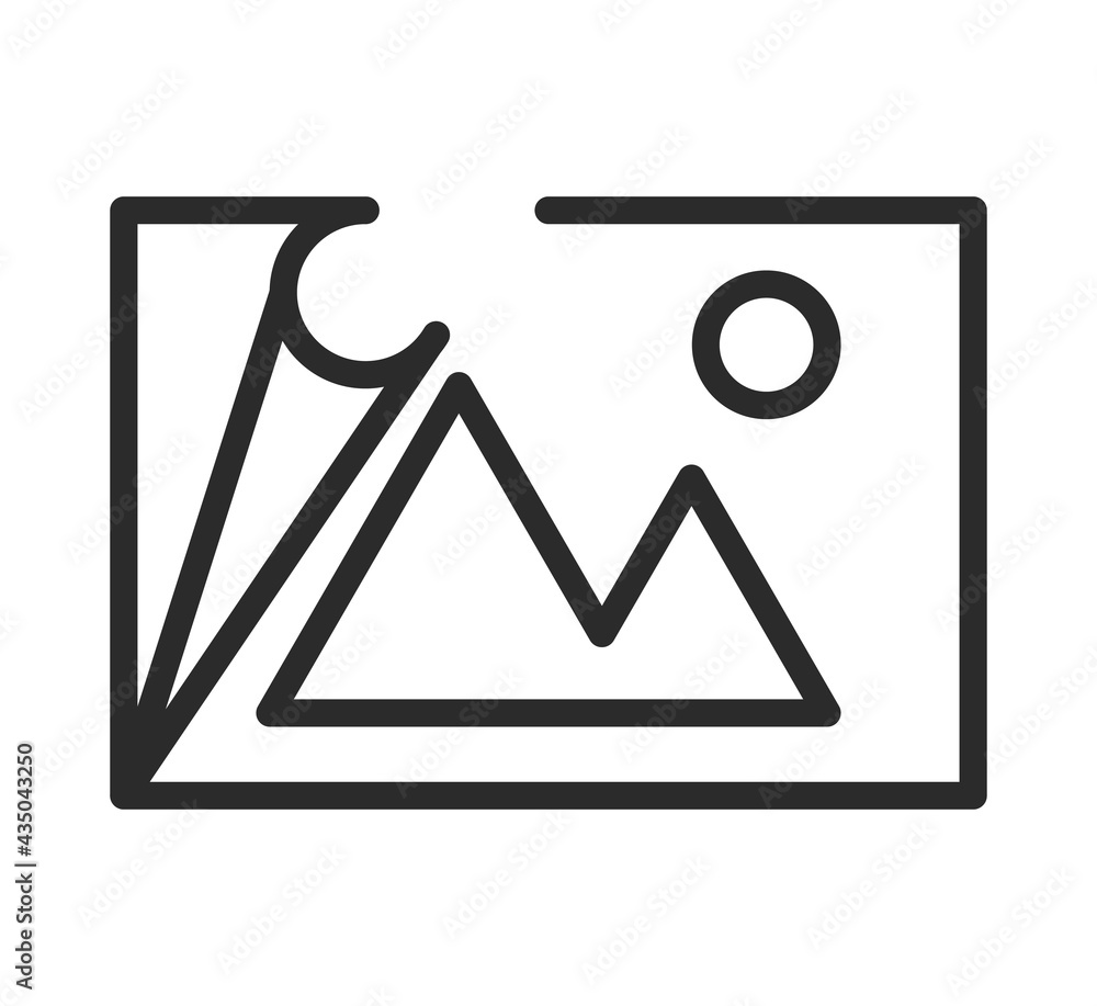Photo icon in line style. Vector illustration concept. Photo icon in line style. Vector illustration concept.