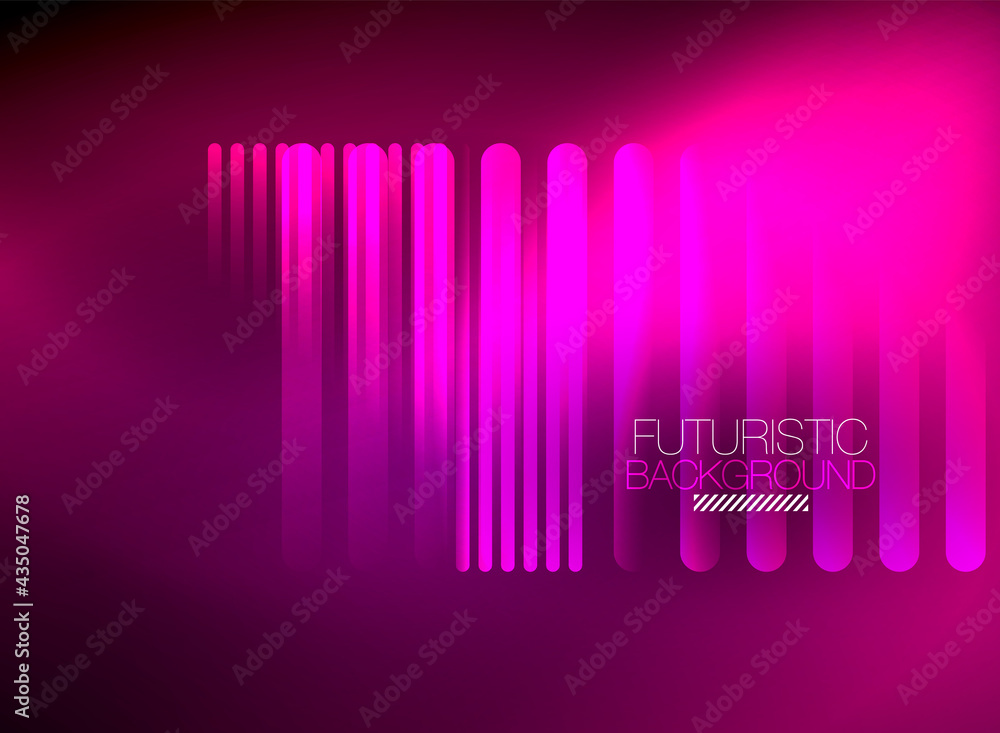 Bright neon color techno abstract background, shiny glowing neon lines in the dark background Bright neon color techno abstract background, shiny glowing neon lines in the dark background