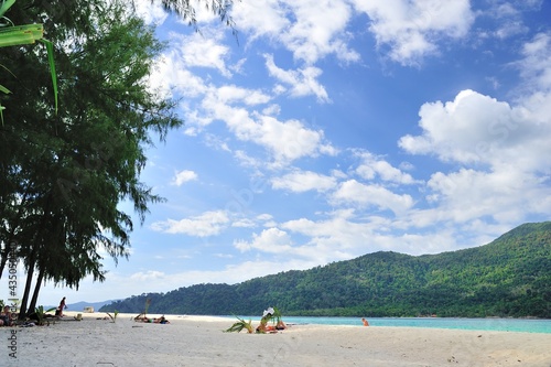 beach at Lipe Island , Satun Thailand photo