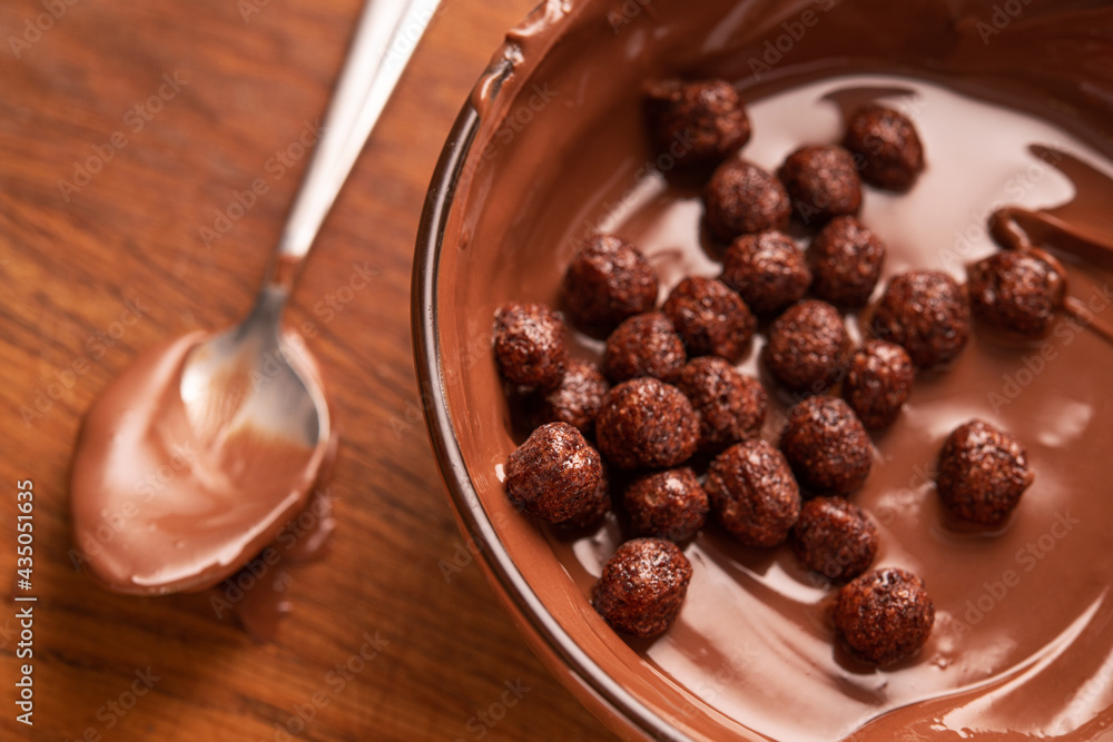 chocolate with balls corn chocolate with balls corn