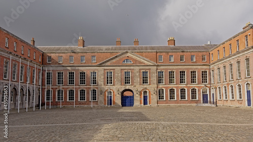 Photography Inner court of Dublin castle, ireland