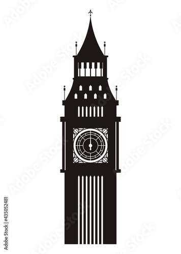 big ben silhouette