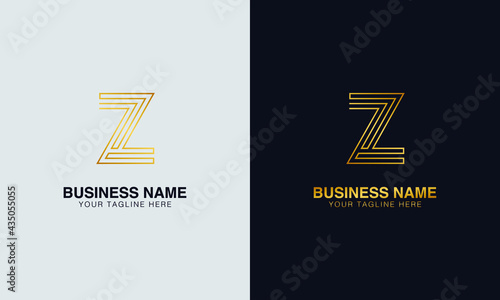 Z ZZ initial logo | initial based abstract modern minimal creative logo, vector template image. luxury logotype logo, real estate homie logo. typography logo. initials logo.

