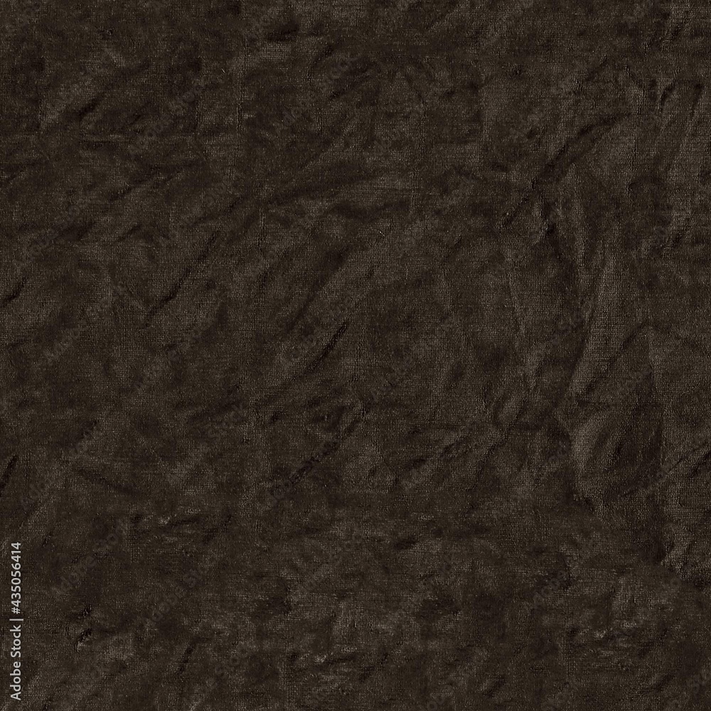 Fototapeta premium Brown crushed velvet fabric texture