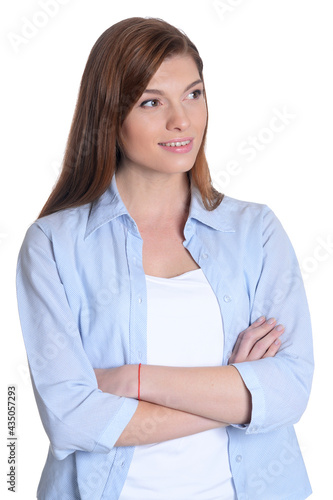 portrait of beautiful smiling young woman