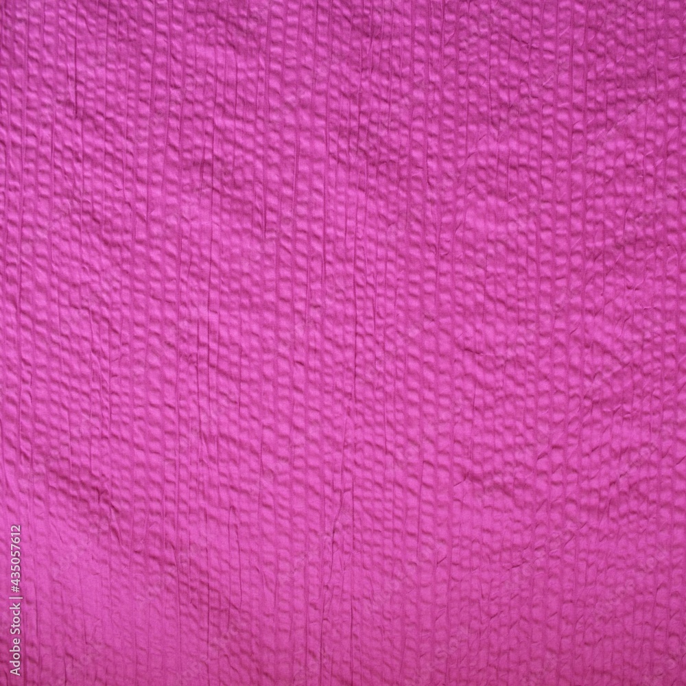 Japanese crinkled cotton fabric texture in fuchsia Japanese crinkled cotton fabric texture in fuchsia