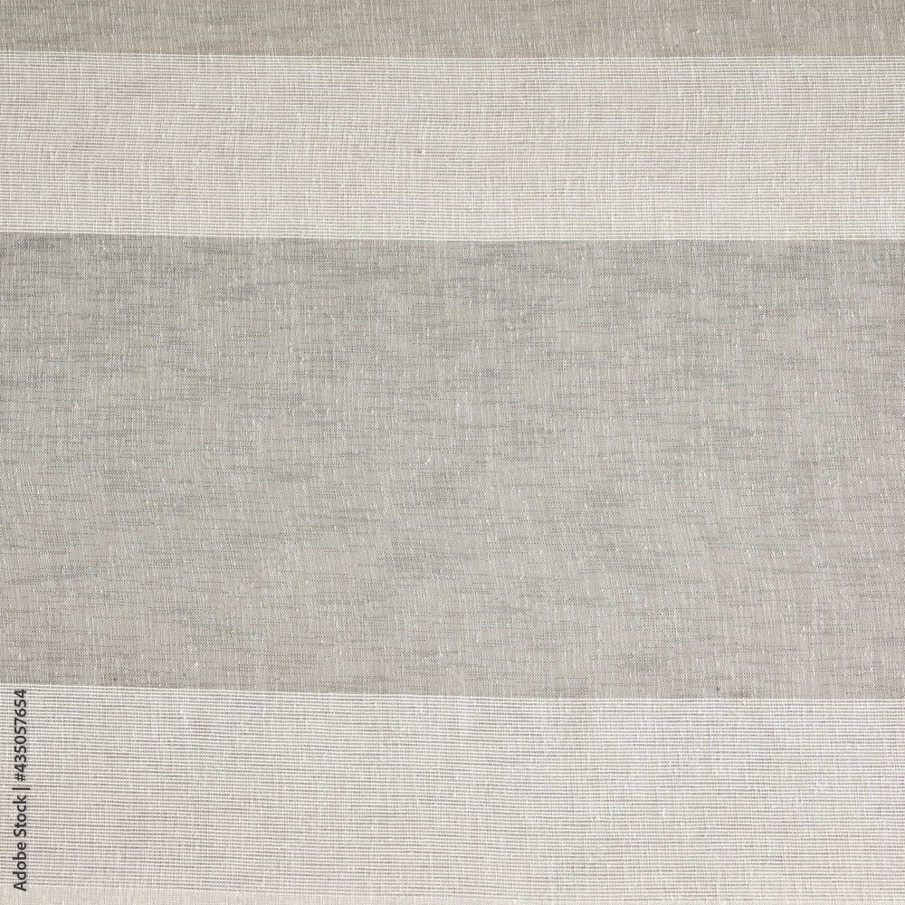 Fototapeta premium Large striped window sheer texture in beige