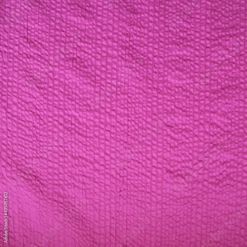 Japanese crinkled cotton fabric texture in fuchsia