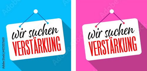 Wir suchen Verstärkung	