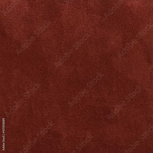Polyester Faux Suede Fabric Texture in Burgundy