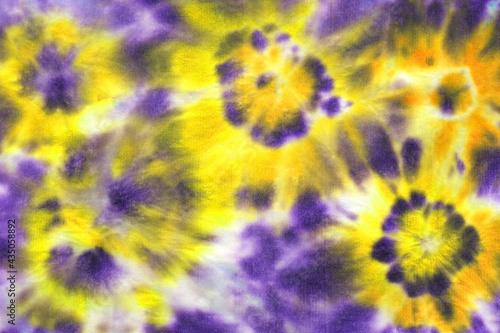 Tie dye shibori pattern. Watercolour abstract illustration.