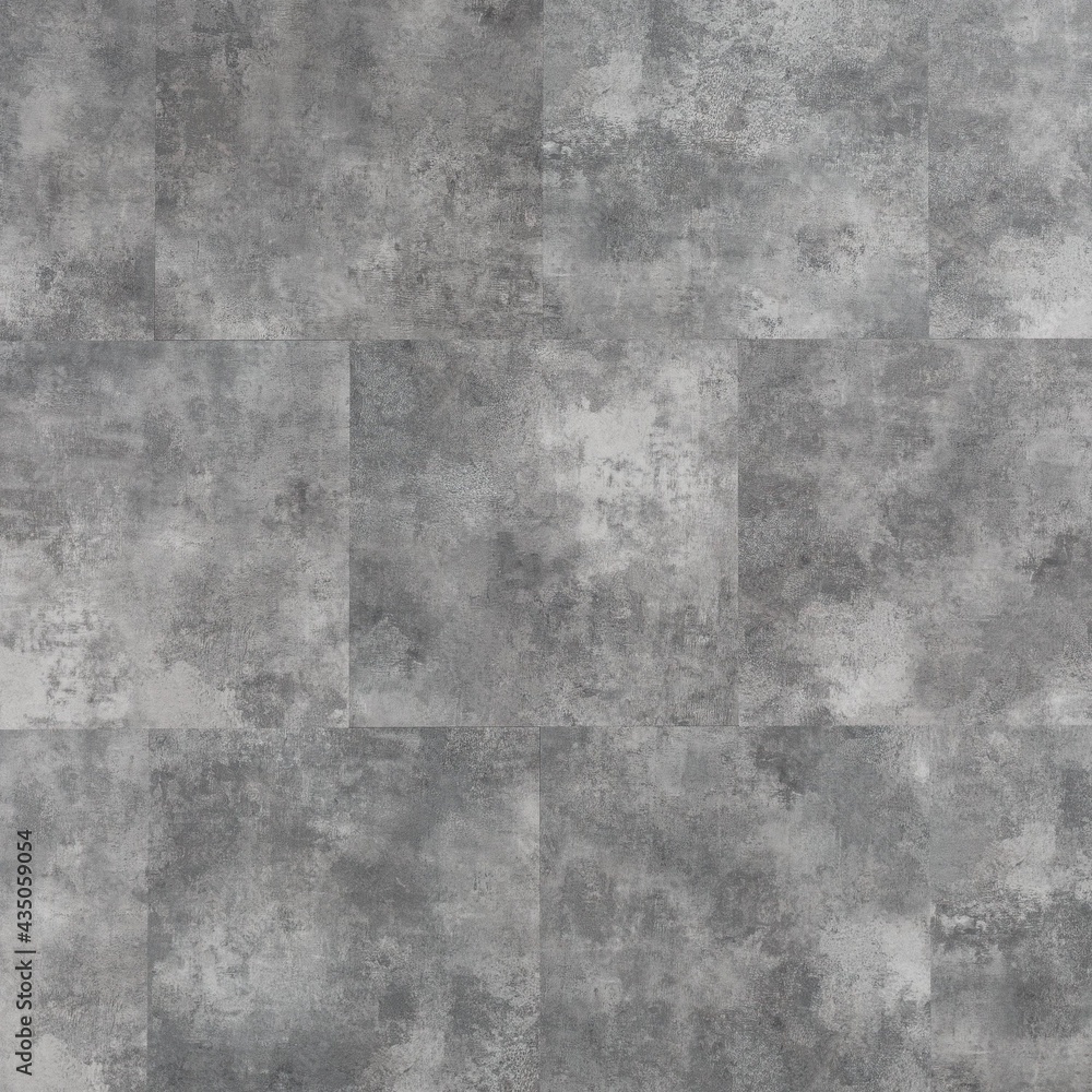 Naklejka premium Seamless grey concrete floor tile texture with smooth coating