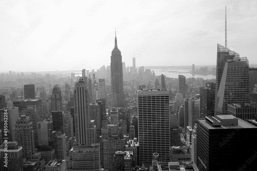 Blick vom Rockefeller Center auf das Empire State Building