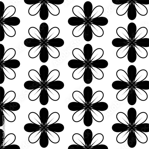 Graphic flower pattern for your design and background © IqbalDsgn