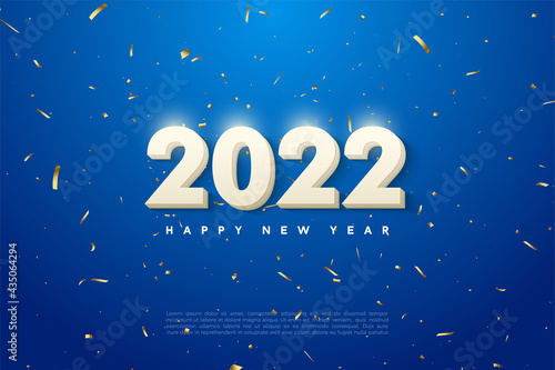 2022 happy new year background.