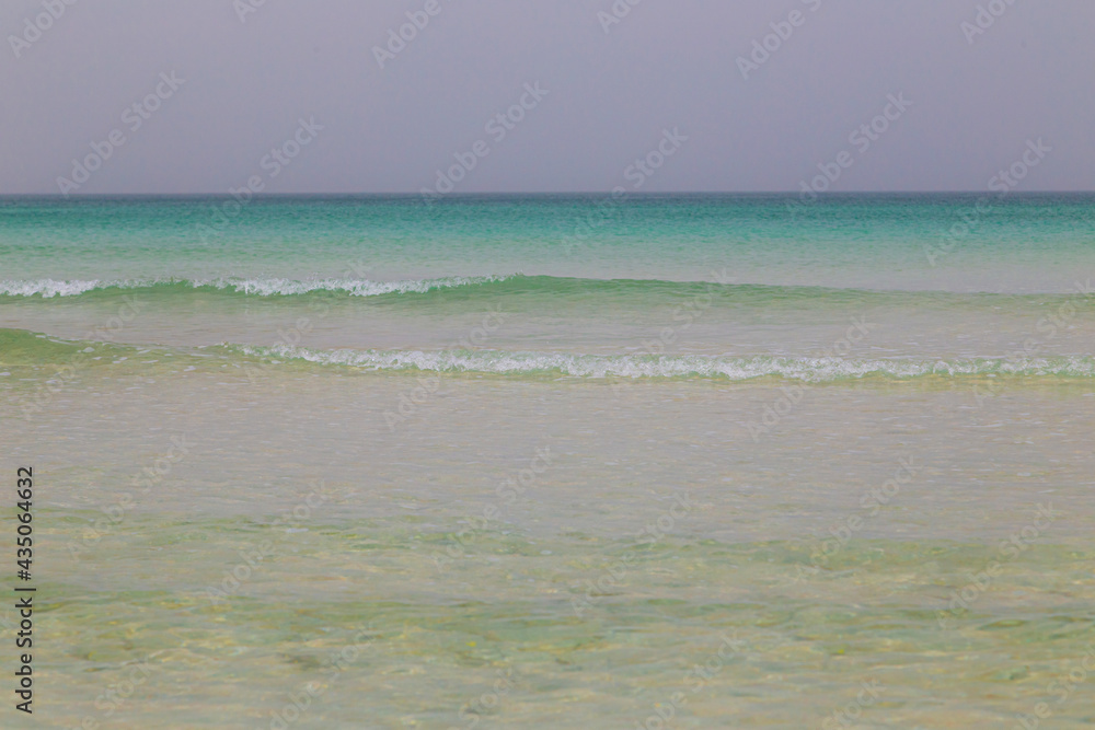 Beach. Blue sea and white sand. Summer time. Seacost Beach. Blue sea and white sand. Summer time. Seacost