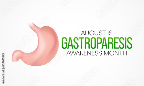 Gastroparesis Awareness Month is observed each year in August. it is a long-term (chronic) condition where the stomach cannot empty in the normal way. Food passes through the stomach slower than usual