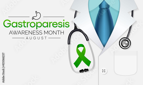 Gastroparesis Awareness Month is observed each year in August. it is a long-term (chronic) condition where the stomach cannot empty in the normal way. Food passes through the stomach slower than usual