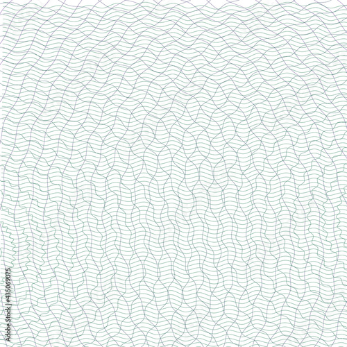 Vector Guilloche background for certificate or diploma and currency design
