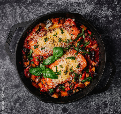 Crispy lemon chicken parmesan