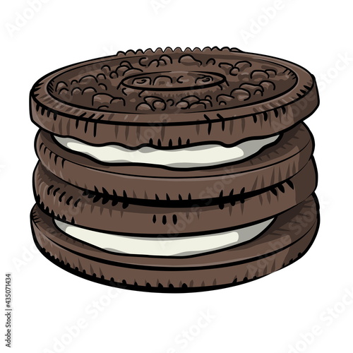 Double Oreo Creme Cookie