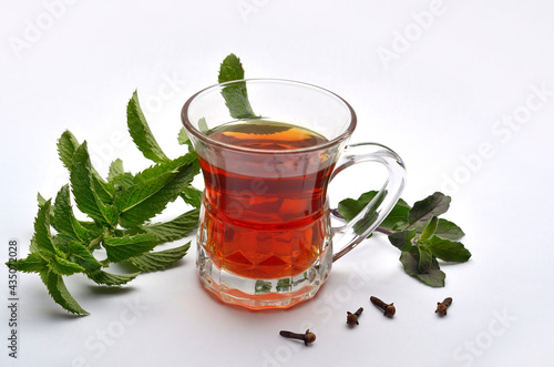 a cup of green tea, drink for health