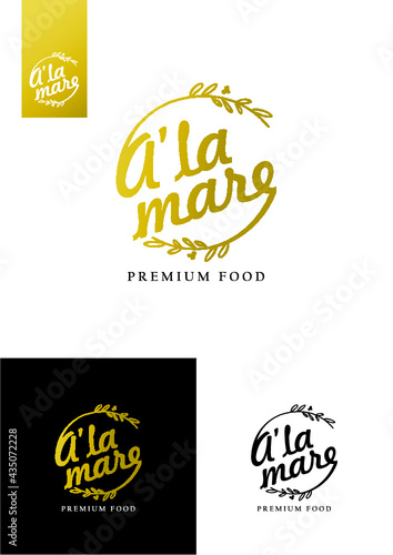 percom, logo, logotype, premium food, a'la mare